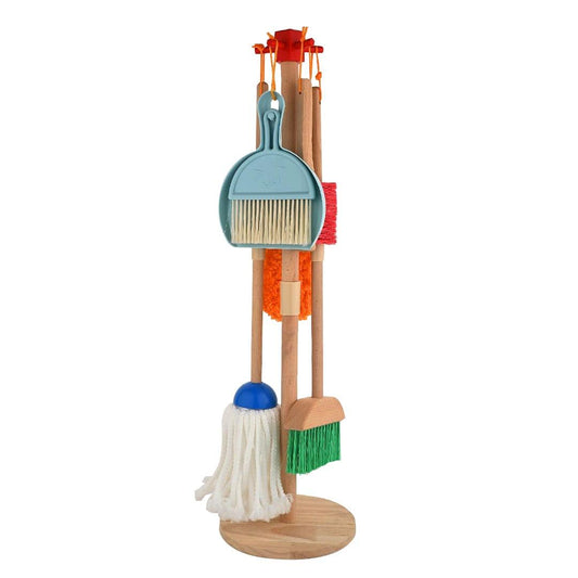 Montessori Wooden Multicolor Cleaning Stand