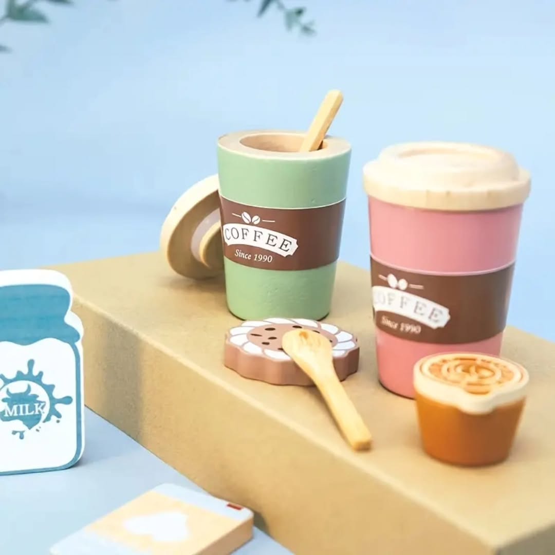 Coffee Time Pretend Play Set for Kids β πͺ