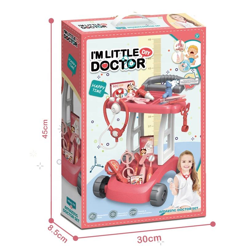 Doctor Medical Trolley and Pretend Play Set