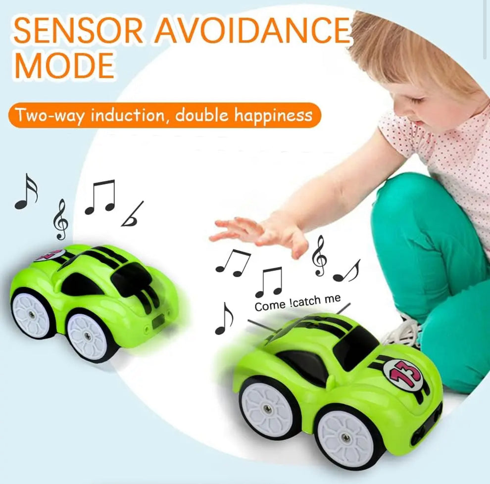 Magic induction mini RC car with follow me sensor