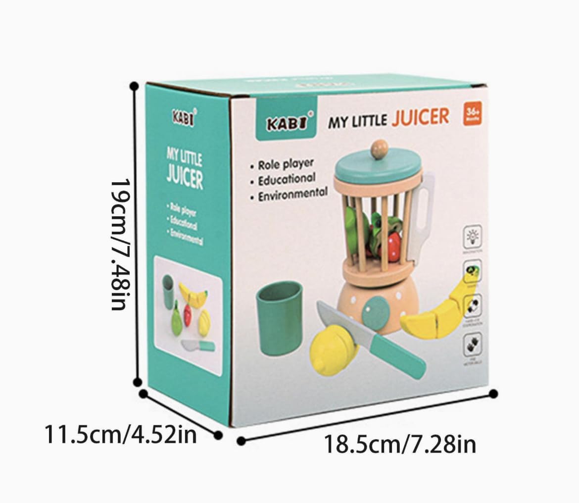 Wooden Juicer Blender Toy Set: The Perfect Pretend Play for Kids