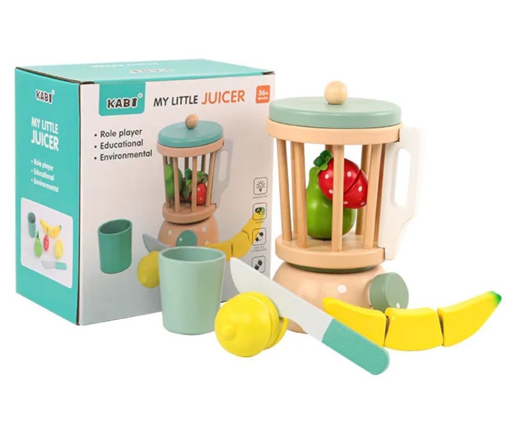 Wooden Juicer Blender Toy Set: The Perfect Pretend Play for Kids