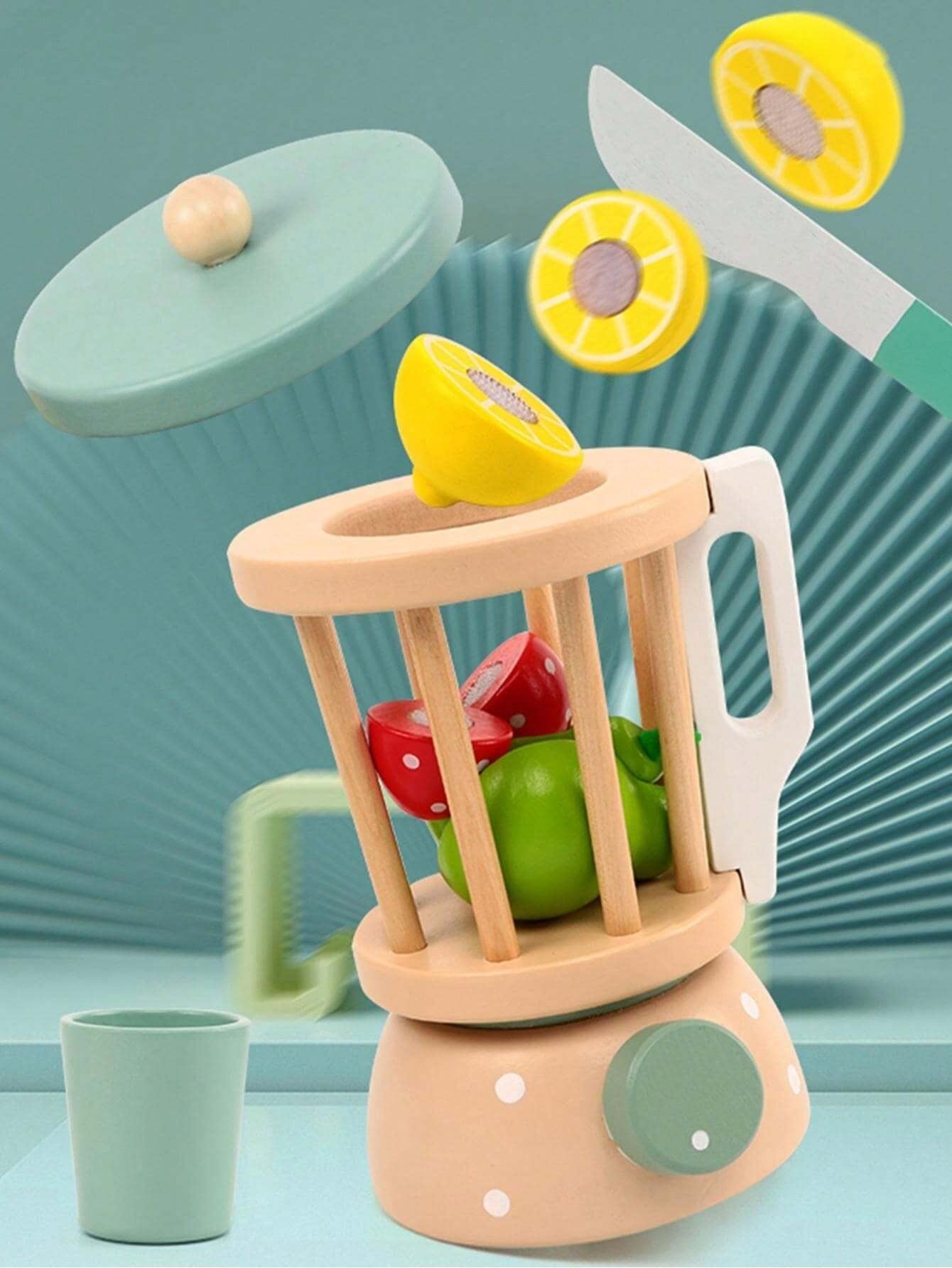 Wooden Juicer Blender Toy Set: The Perfect Pretend Play for Kids
