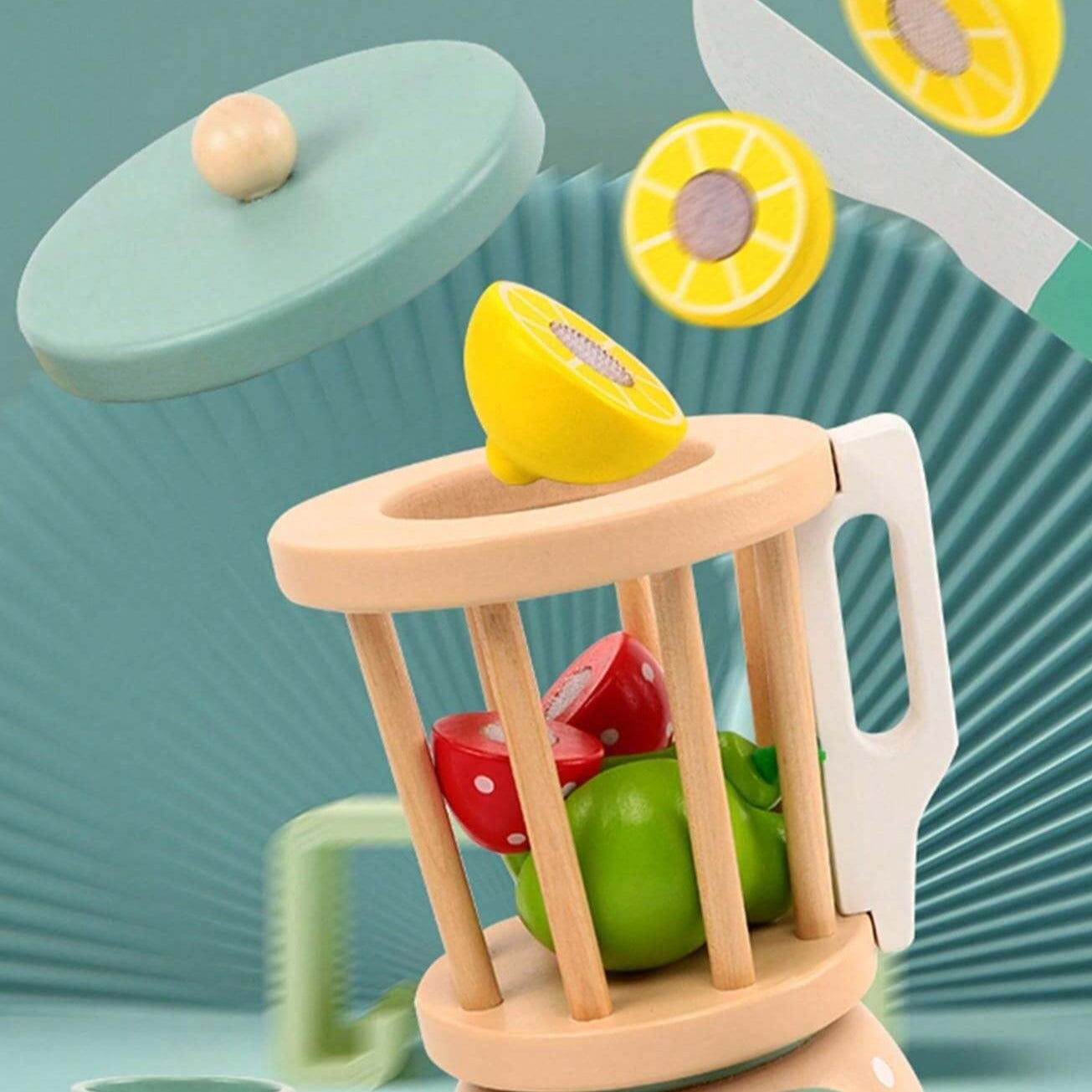Wooden Juicer Blender Toy Set: The Perfect Pretend Play for Kids
