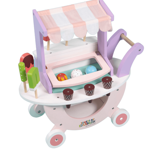 Wooden Pretend Play Icecream cart