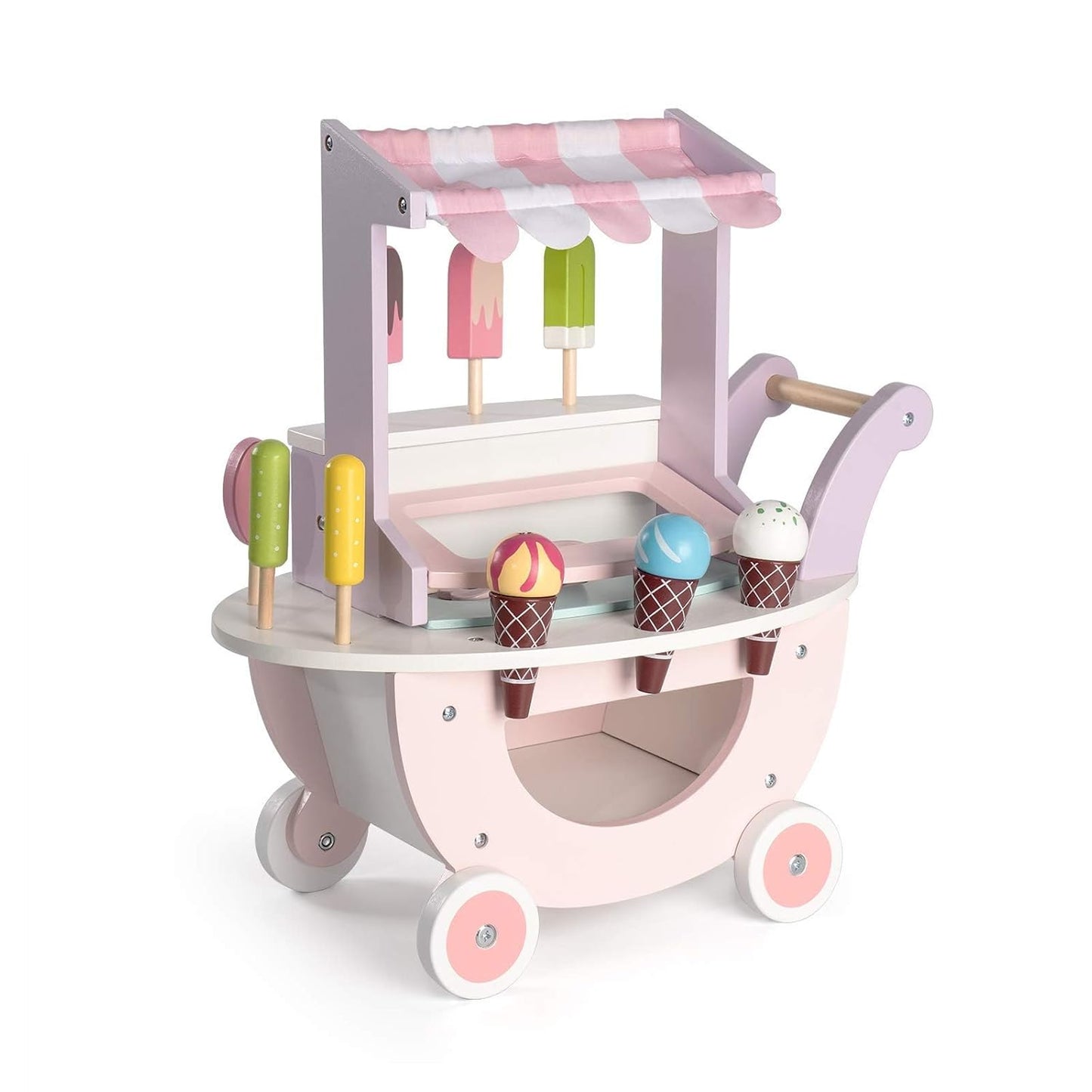 Wooden Pretend Play Icecream cart