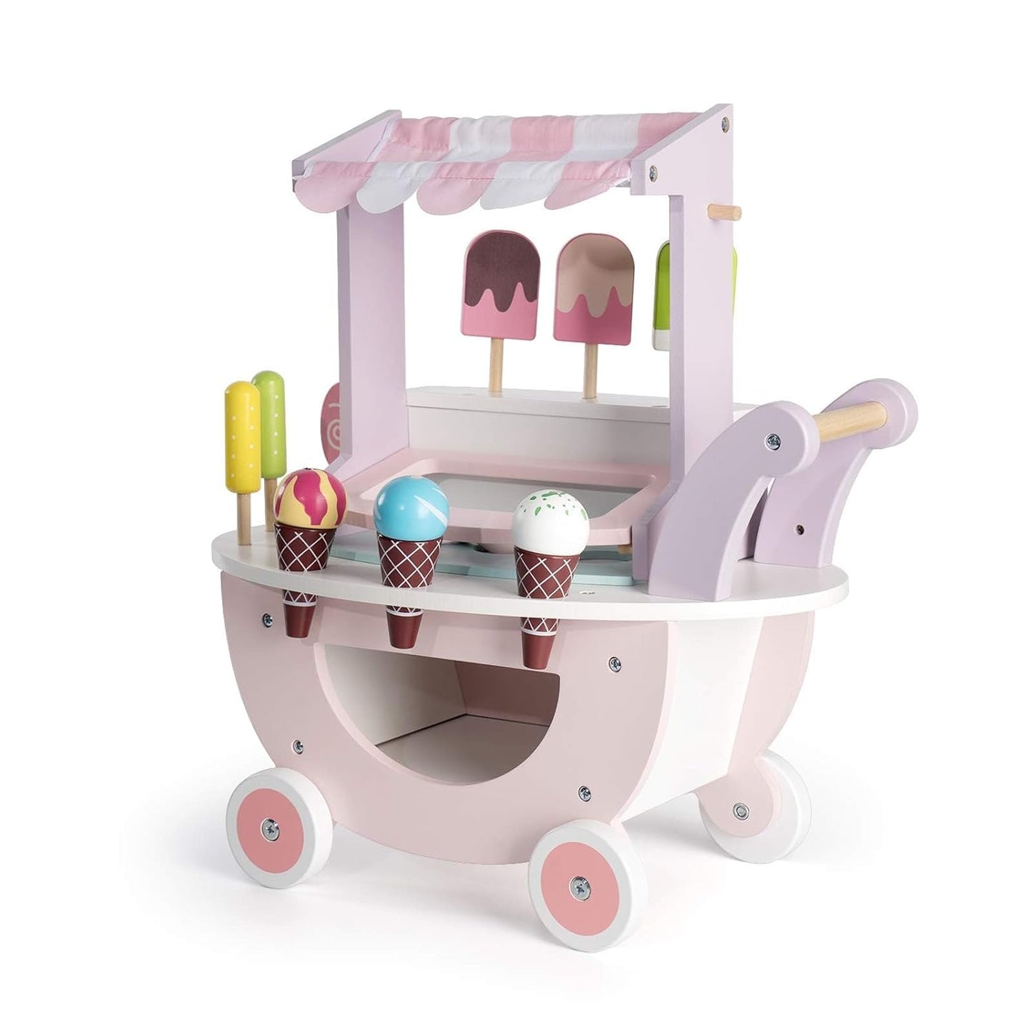 Wooden Pretend Play Icecream cart