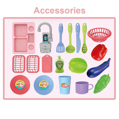 Kitchen sink and electric dishwasher