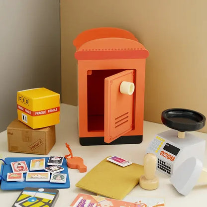 Wooden Post Box