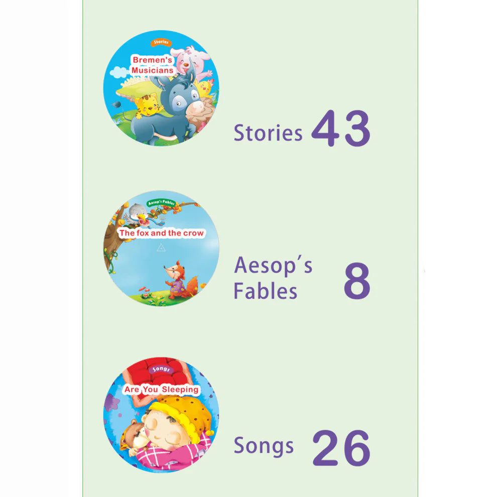 Multifunctional Kids' Educational Gramophone - Stories, Rhymes & Voice Recorder