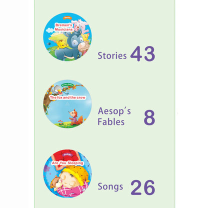 Multifunctional Kids' Educational Gramophone - Stories, Rhymes & Voice Recorder