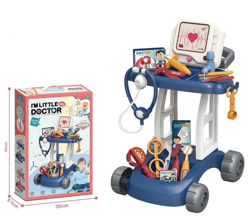 Doctor Medical Trolley and Pretend Play Set
