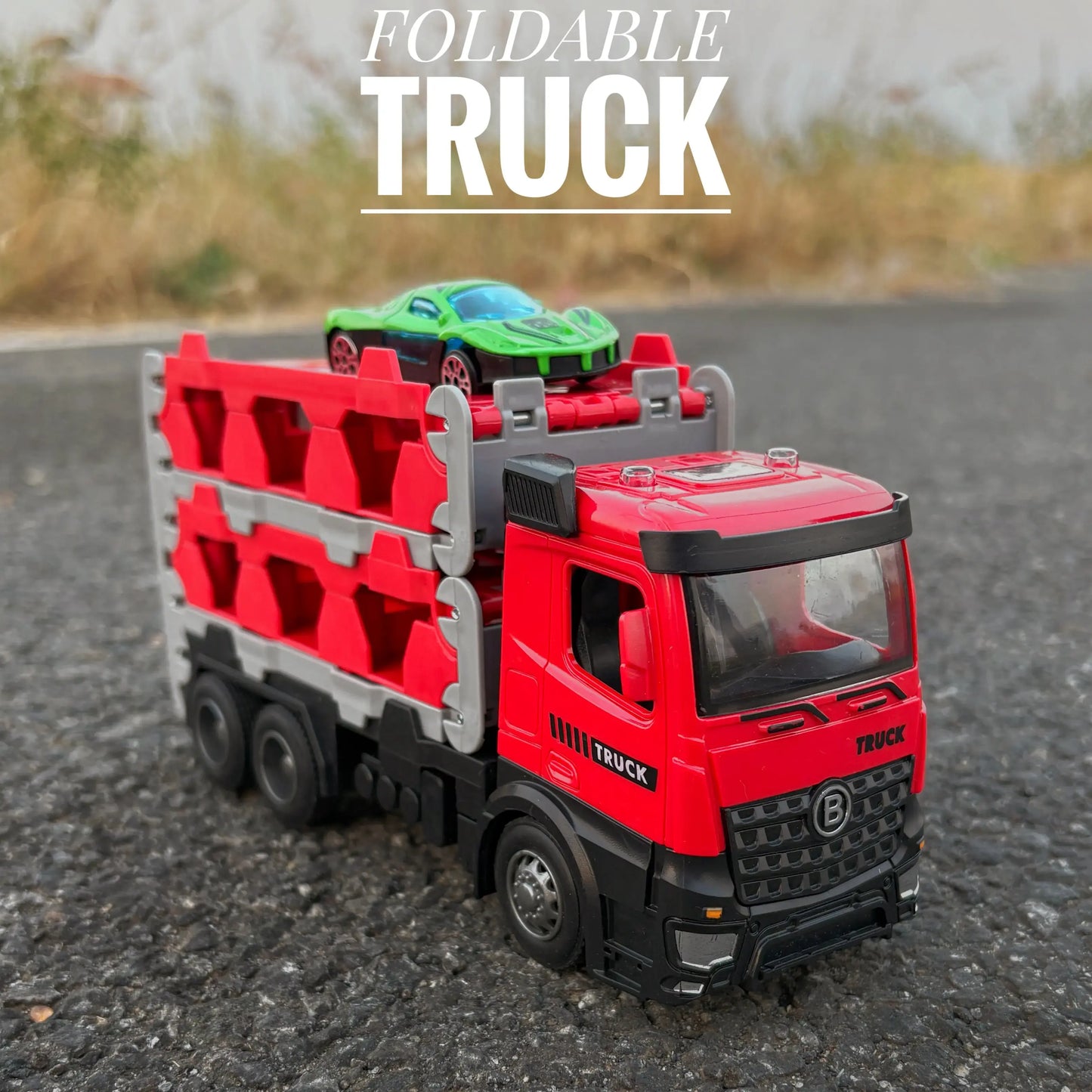 Mini foldable truck track