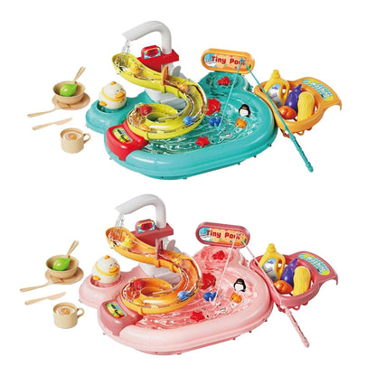 Dream play pool 2 in 1 - wash sink and fishing game