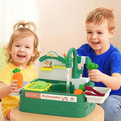 Kitchen sink with  microwave and 42 accessories