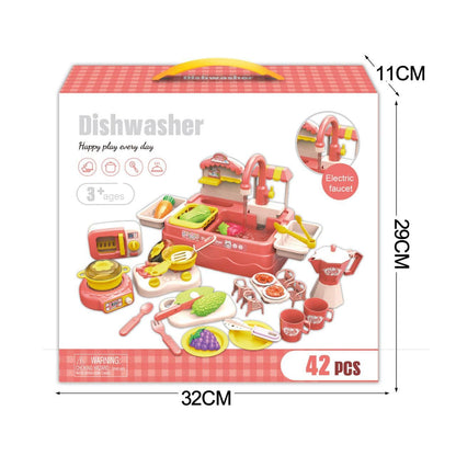 Kitchen sink with  microwave and 42 accessories