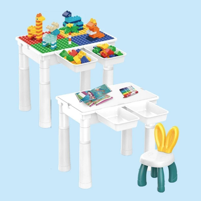 Lego Block Table with Chair