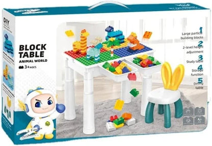 Lego Block Table with Chair