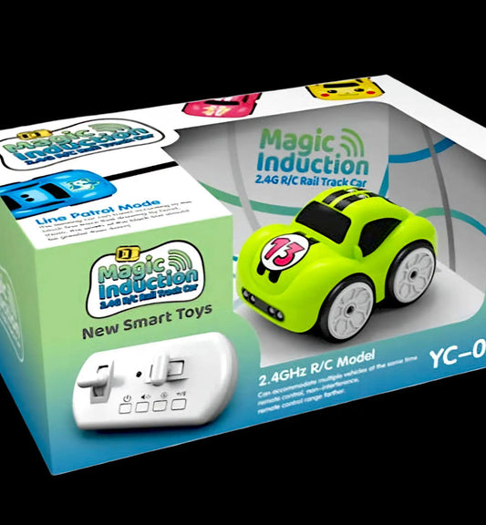 Magic induction mini RC car with follow me sensor