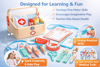 Wooden Doctor Professional playset