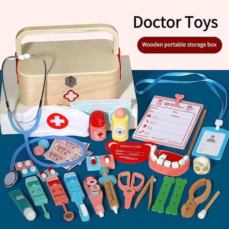 Wooden Doctor Professional playset