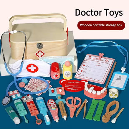 Wooden Doctor Professional playset