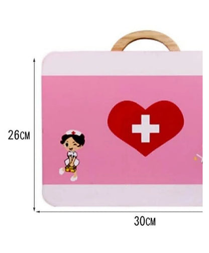 Wooden Doctor Set with wooden BP machine