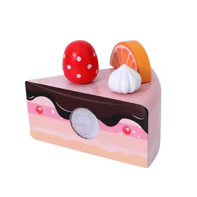 Wooden Birthday Cake Cutting Fruit Toys Creative Gifts Strawberry